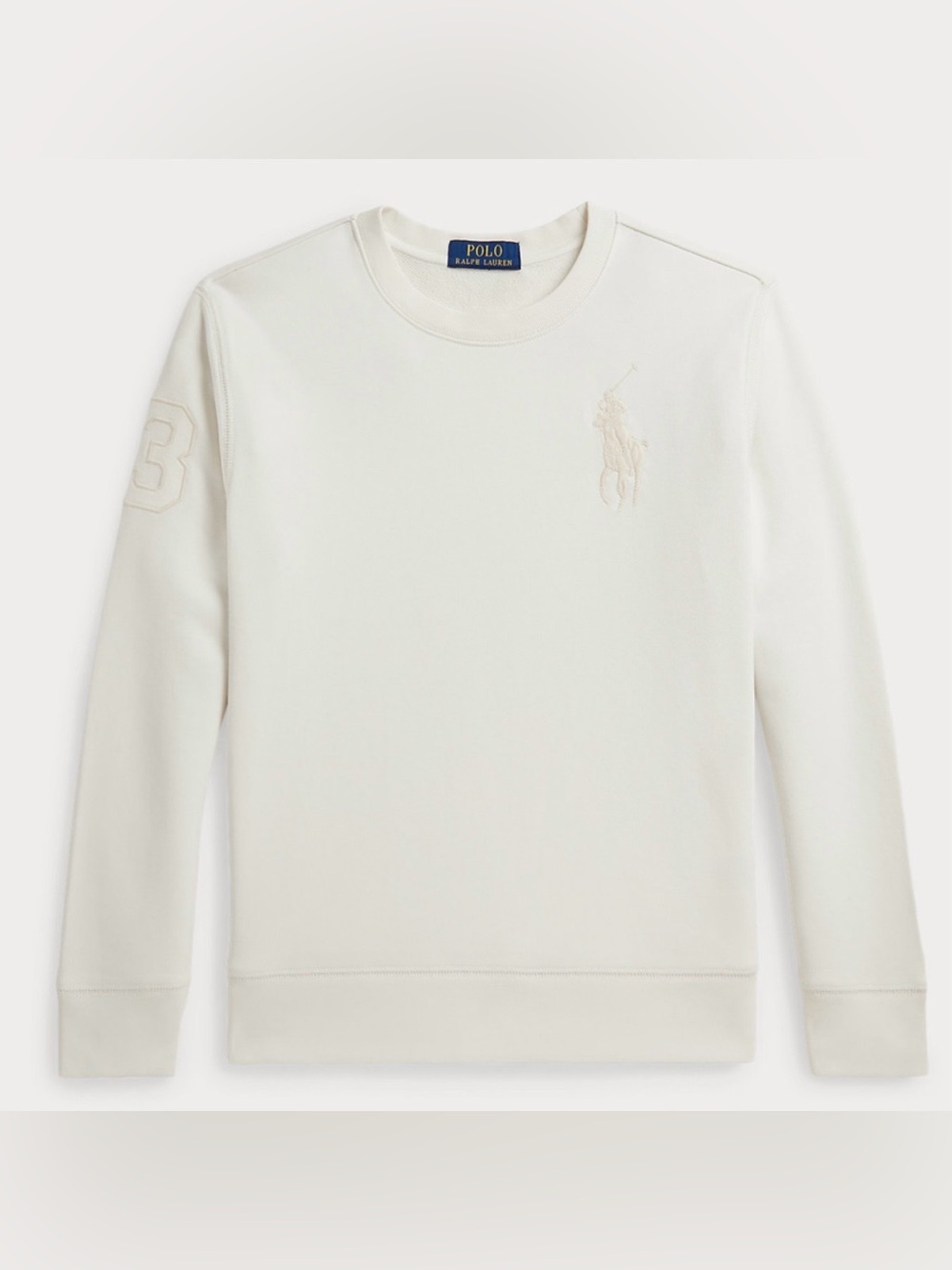 Polo by Ralph Lauren Kids Off-White Crewneck Sweatshirt